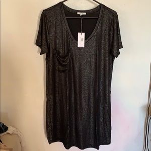 Z Supply Shimmer Pocket Tee Dress